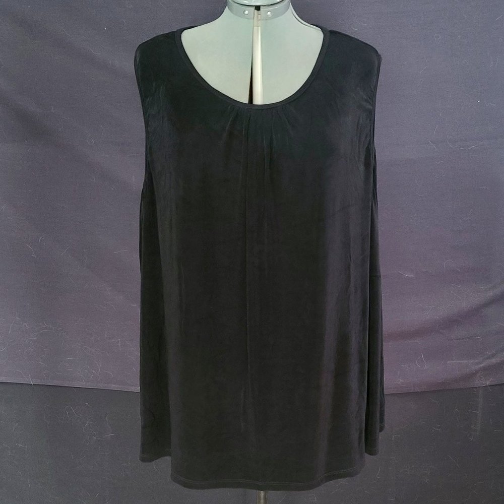 Black Sleeveless Blouse (4X) NWT